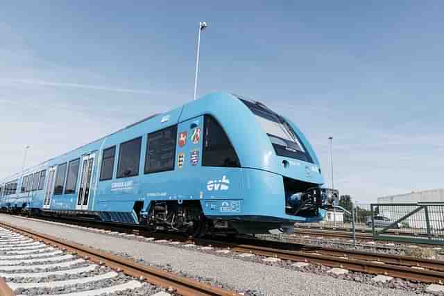 Hydrogen-powered train  (Via Twitter) 