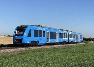 World’s first hydrogen-powered train running in Germany is made by Alstom.