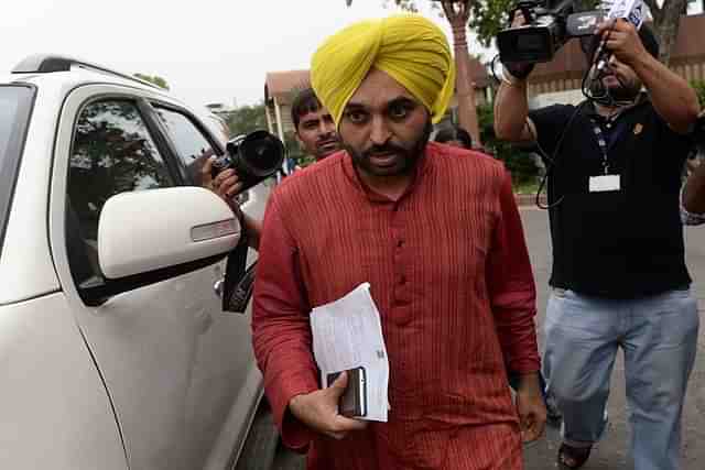 AAP MP Bhagwant Mann. Photo credit: PRAKASH SINGH/AFP/GettyImages