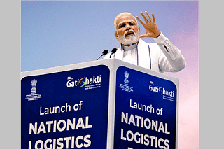 Prime Minister Narendra Modi at the launch of National Logistics Policy.