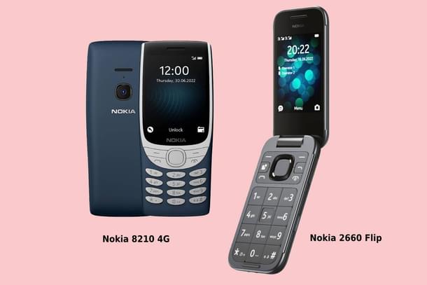 The Nokia 8210 4G and the 2660 Flip