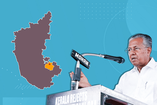 Kerala CM Pinarayi Vijayan's rally in Bagepalli.