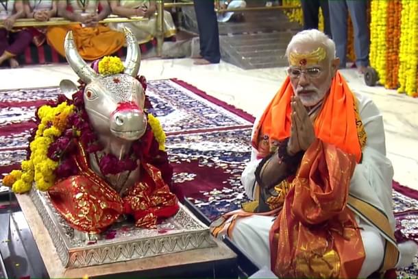 PM Modi at the Mahakal temple