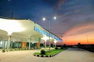 Newly built greenfield Airport at Hollongi near Itanagar (@AmzedHussain5/Twitter)