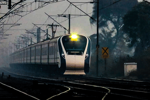 A Vande Bharat train.