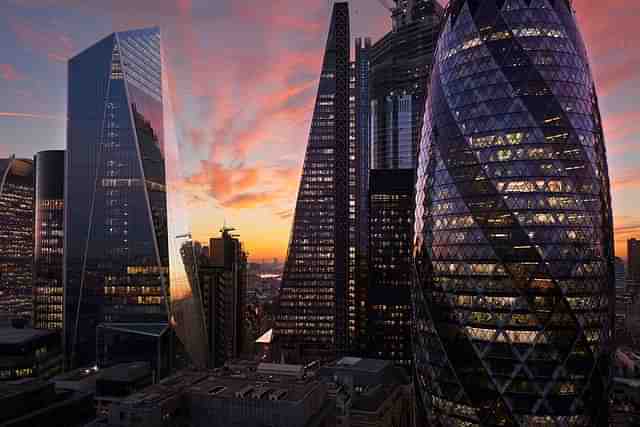 Financial district, London 