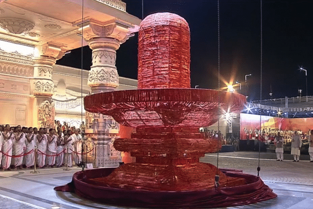 Prime Minister Modi inaugurating the Shri Mahakal Lok