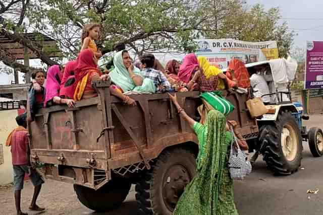 The dangers of travelling in tractor trolleys. (Representative image)