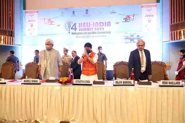 Civil Aviation Minister Jyotiraditya Scindia at the summit.