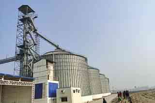 A Steel Silo completed by FCI at Deharia in Bihar (Ministry of Consumer Affairs, Food and Public Distribution)