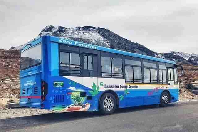 An electric bus (Representative Image) (@KETSU_BYD/Twitter)