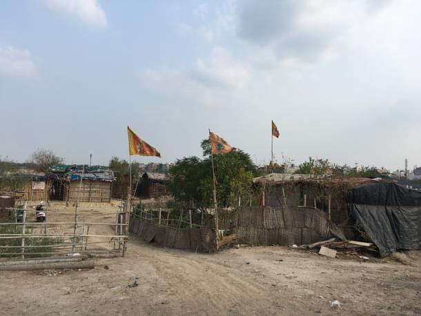 The entrance to the camp. Picture clicked by Swarajya in 2018