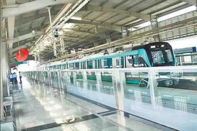 Noida Metro's Aqua Line.