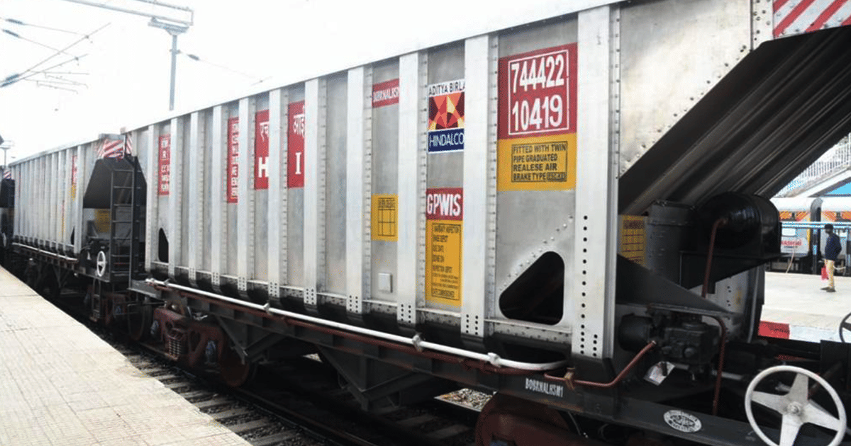 Railways Reducing Carbon Footprint India's First Aluminium Freight Rake ...