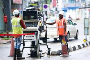 Robotic scavenger ‘Bandicoot’ from Genrobotics in operation. (Photo: By special arrangement)