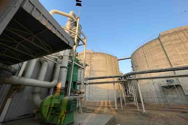 Compressed Bio Gas plant in Sangrur. (@HardeepSPuri/Twitter)