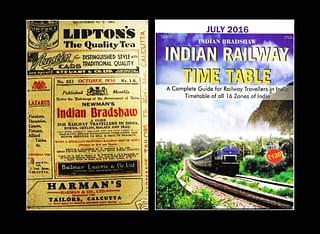 Indian Bradshaw editions of 1936 and 2016: 80 years apart