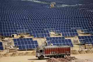 Solar panels (Representative Image) (MONEY SHARMA/AFP/Getty Images)