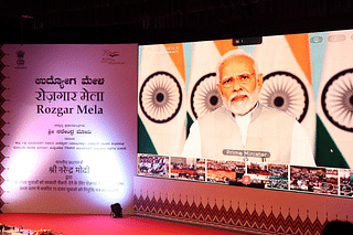 Prime Minister Narendra Modi launched the recruitment drive via video conferencing on 22 October. (Photo: Tejasvi Surya/Twitter)