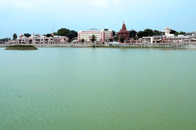 Rudrasagar with clear water