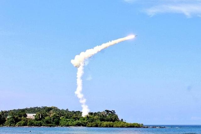 The BrahMos cruise missile test-fired from the Andaman and Nicobar Islands in March 2022