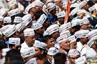 Aam Aadmi Party workers 
(via Getty Images)