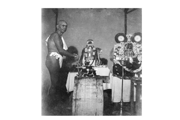 Linga Pratishta on Mother's Samadhi