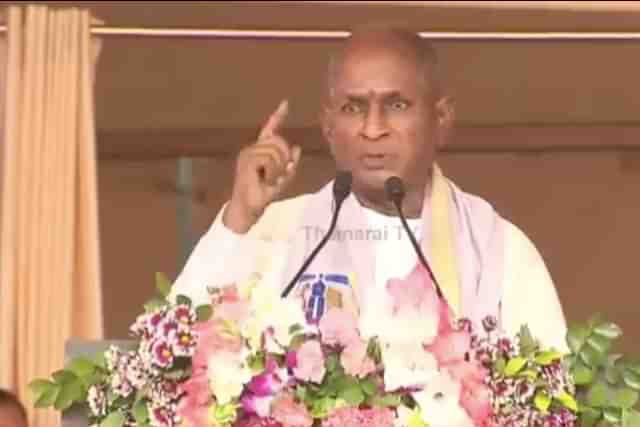 Music legend Ilaiyaraja speaking at the Kashi Tamil Sangamam 