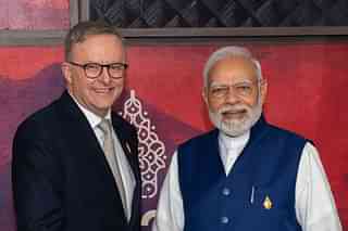 PM Modi with Australian counterpart Albanese at G20 meet (Pic Via Twitter)