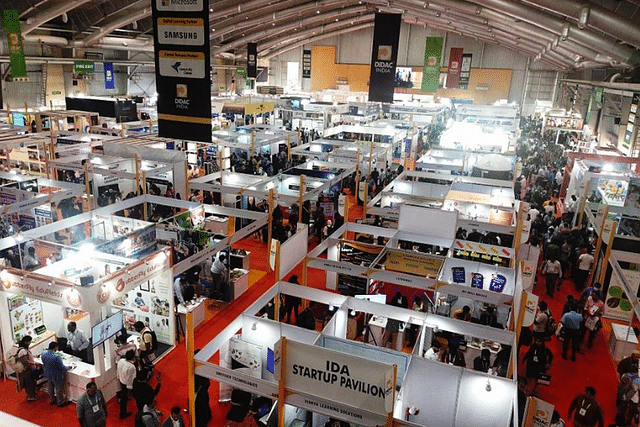 General view of DIDAC India EDTech expo in Bengaluru.