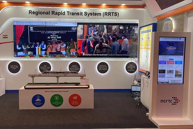 Exhibition booth of NCRTC at Urban Mobility India Expo
