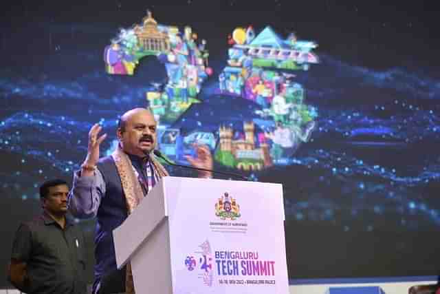 Bommai at Bengaluru Tech Summit.