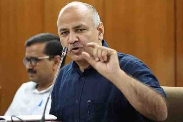 Former Delhi Deputy CM Manish Sisodia (@Pinging18/Twitter)