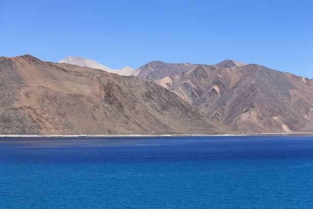 Pangong lake in eastern Ladakh. 