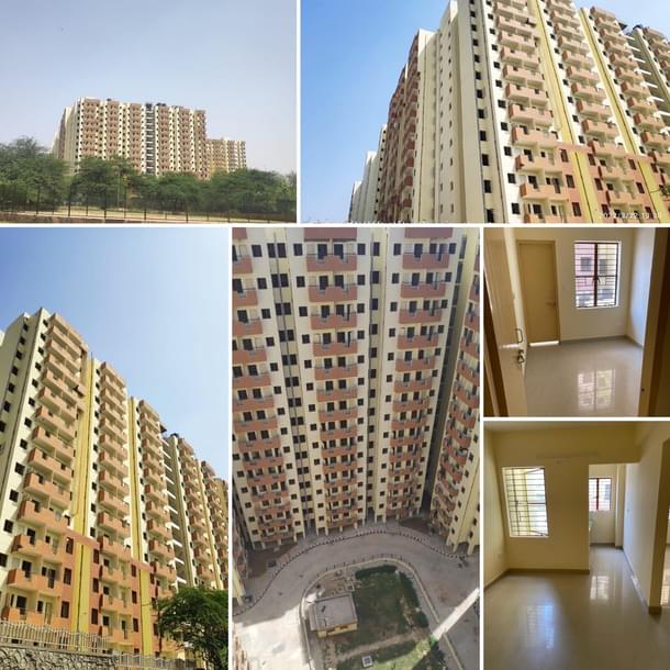 3,024 newly constructed flats at Kalkaji, Delhi built for rehabilitating slum dwellers (@amitmalviya/Twitter)