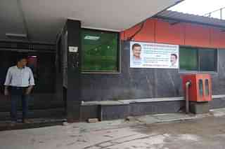 A scene outside one of the government-run hospitals in Delhi