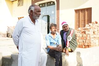 Residents of Syed mohalla. The one on the left is Tahir’s next-door neighbour