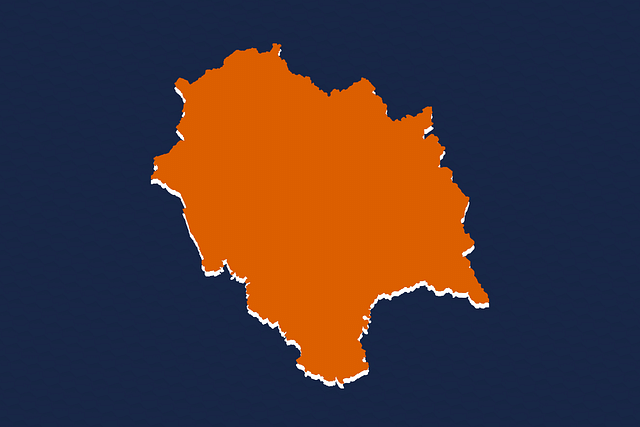 Himachal Pradesh map.