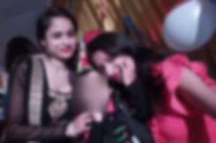 Complainant Rekha (on the right in the picture) with her sister Chandrika who became Kehkasha Rehman after marriage