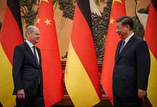 Chinese President Xi Jinping and Chancellor Olaf Scholz 