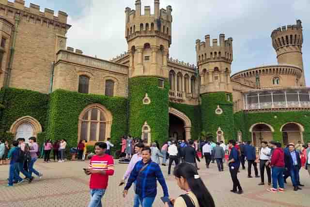 The Bangalore Palace locale brings a unique ambience to the annual tech summit
(Source : Anand Parthasarathy)