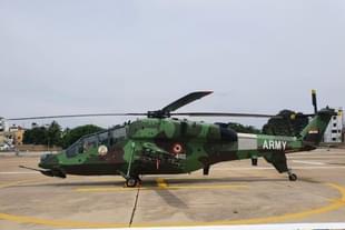 A Light Combat Helicopter of the Indian Army.