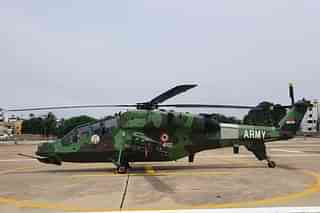 A Light Combat Helicopter of the Indian Army. 