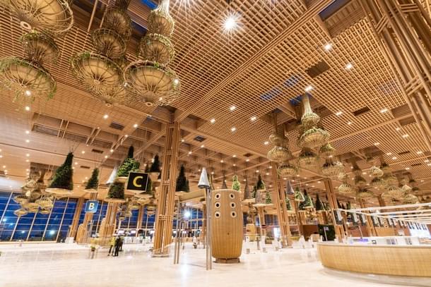 Inside view of Bengaluru airport’s new terminal. (@narendramodi/X)