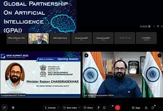 IT Minister of State Rajeev Chandrasekhar took part, virtually, in the Tokyo meeting of the GPAI where India assumed the Chair for the year 2023.