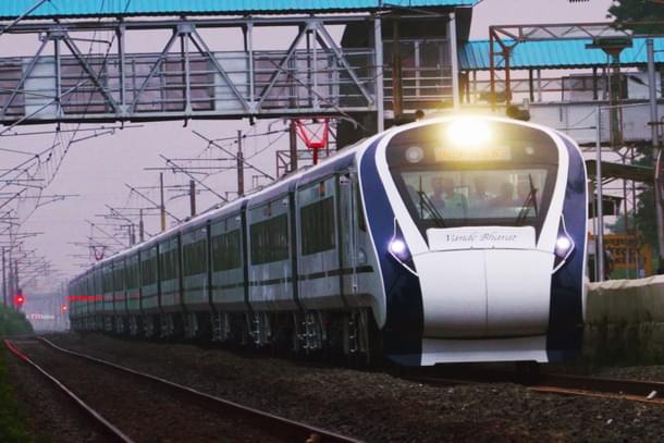 A Vande Bharat train.
