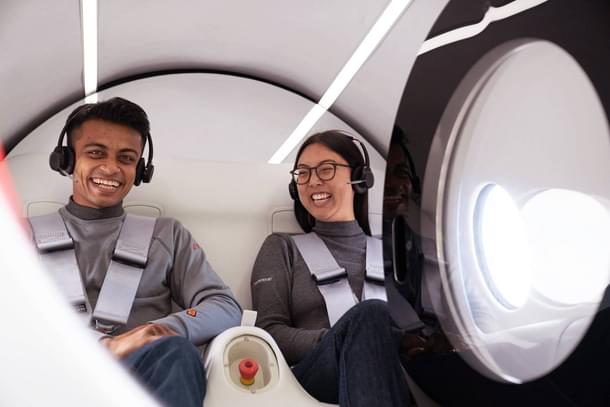 Tanay Manjrekar, power electronics engineer at Virgin Hyperloop and a colleague were among first humans to test-ride a Hyperloop pod.
