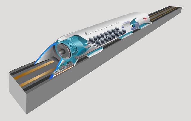Concept diagram of hyperloop transportation. Photo Credit: Camilo Sanchez/ Wikipedia.