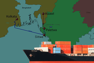 India's Kaladan multi-modal project is pivotal to unlock the economic potential of the North East. (File Photo)