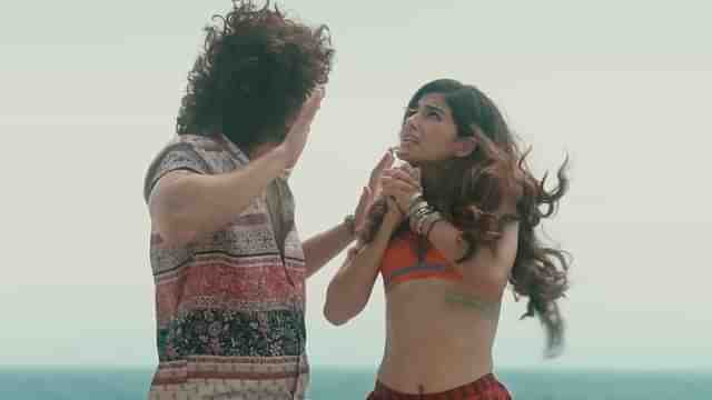 A still from a song from Liger